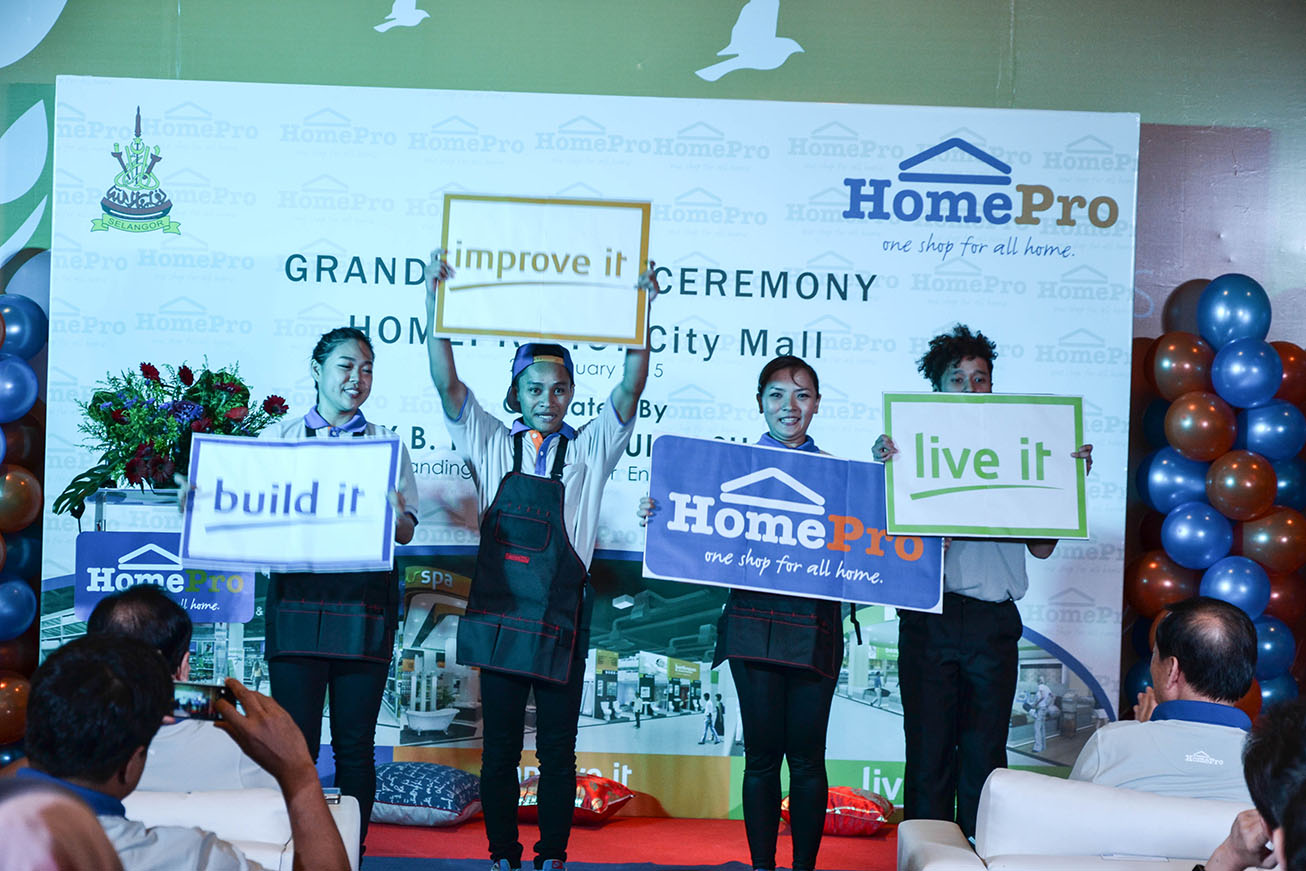 Define International - Grand Opening of HomePro IOI City Mall 2015